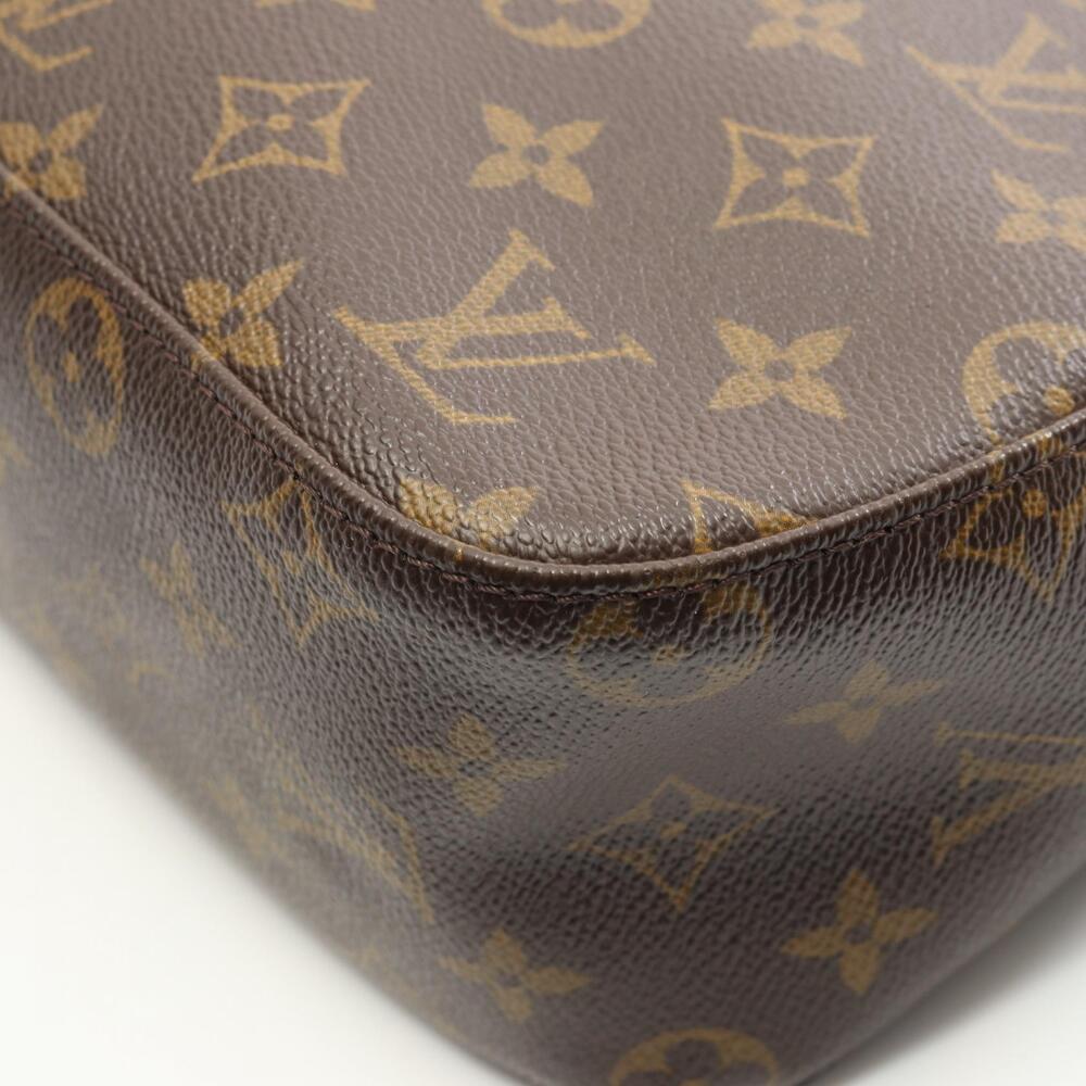 Louis Vuitton Monogram Brown Looping Canvas Bag Leather Shoulder - Picture 6 of 9